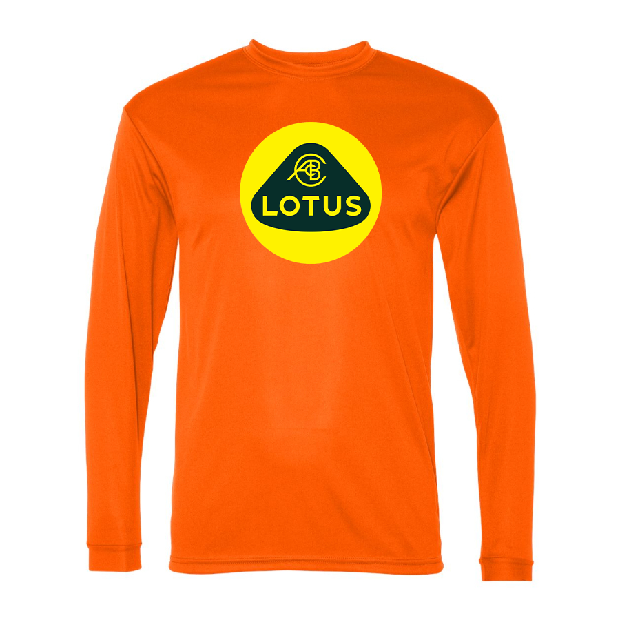 Men's Lotus Car -  Polyester Long Sleeve T-Shirt