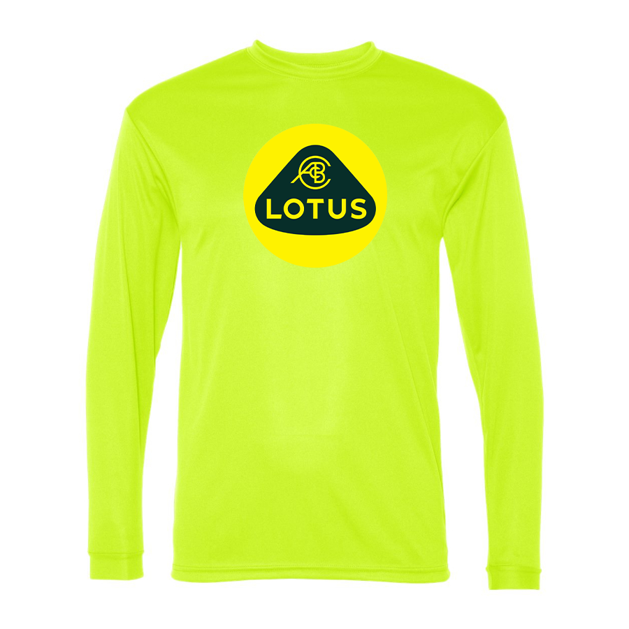Men's Lotus Car -  Polyester Long Sleeve T-Shirt