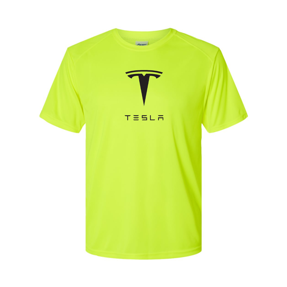 Men’s Tesla Motorsports Car Polyester T-Shirt
