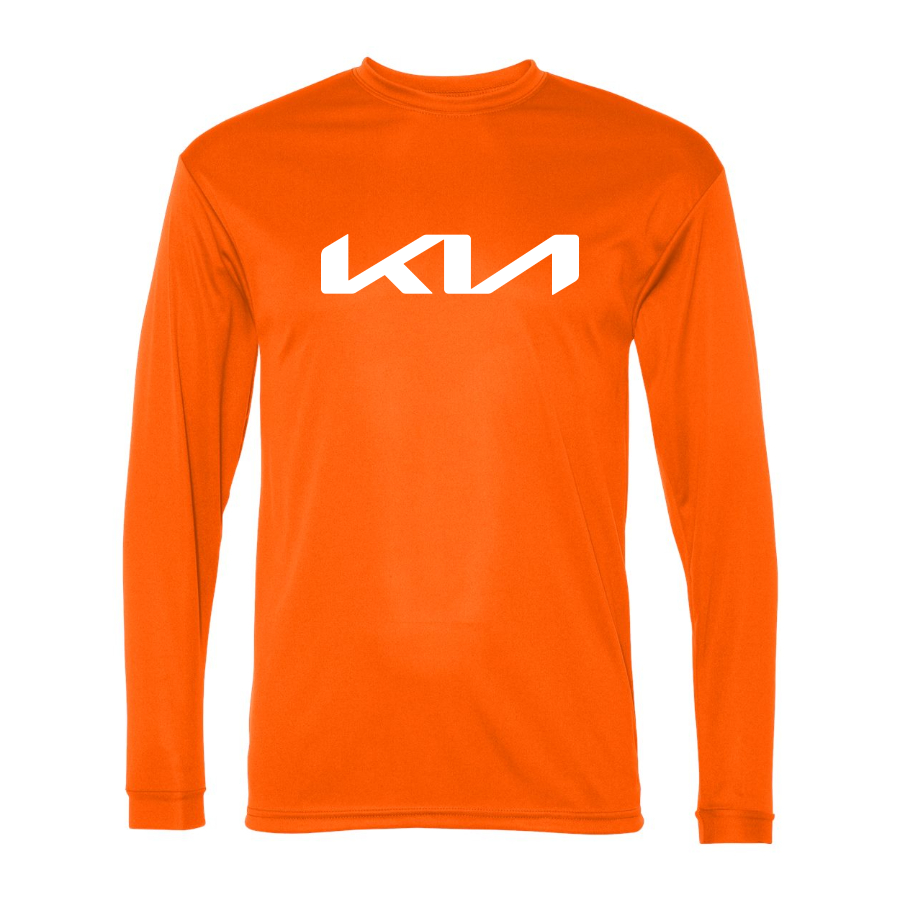Men's Kia Car -  Polyester Long Sleeve T-Shirt