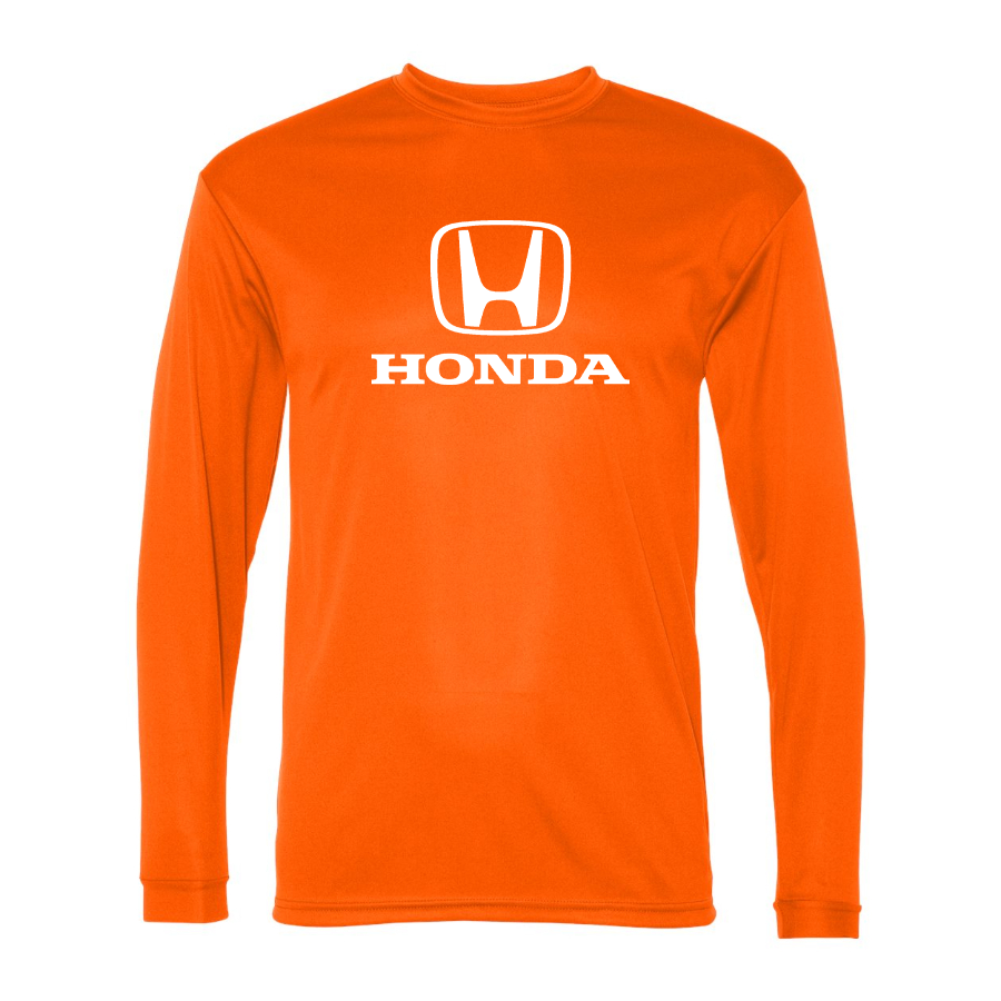 Men's Honda Motorsport -  Polyester Long Sleeve T-Shirt