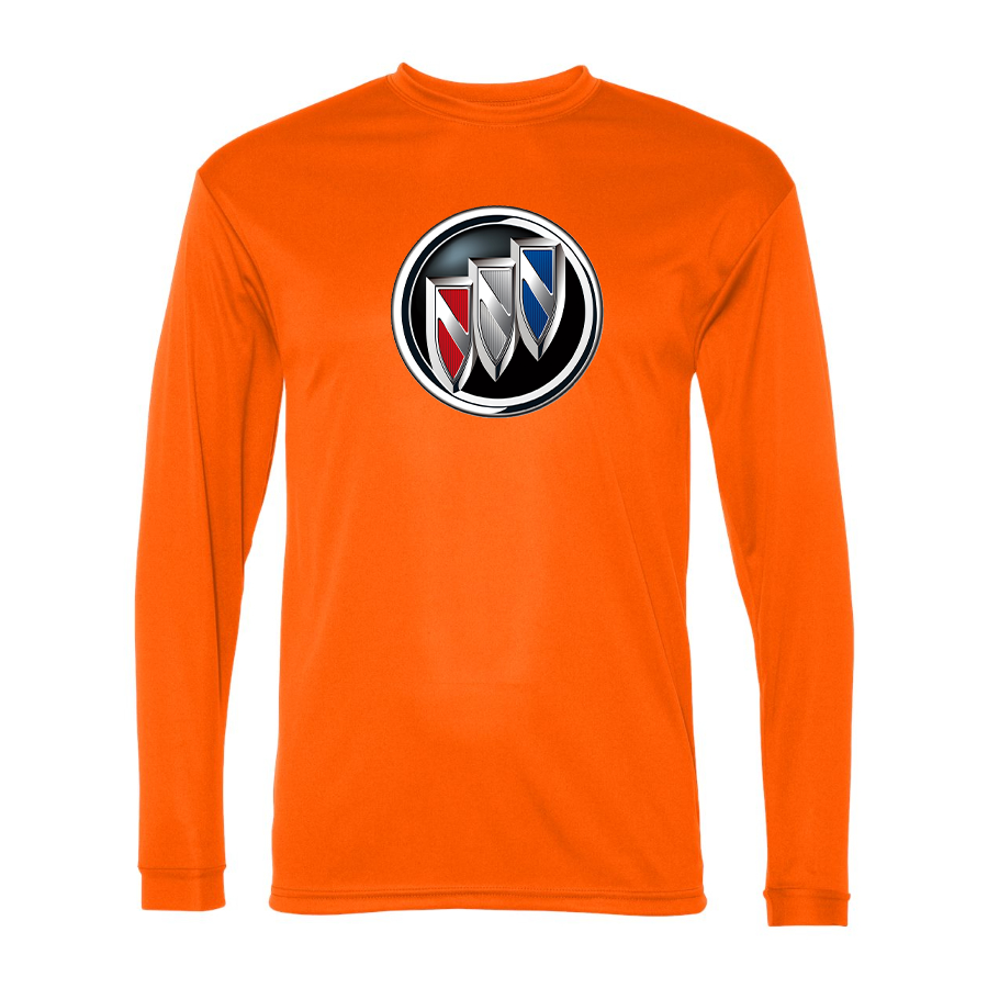 Men's Buick Car -  Polyester Long Sleeve T-Shirt