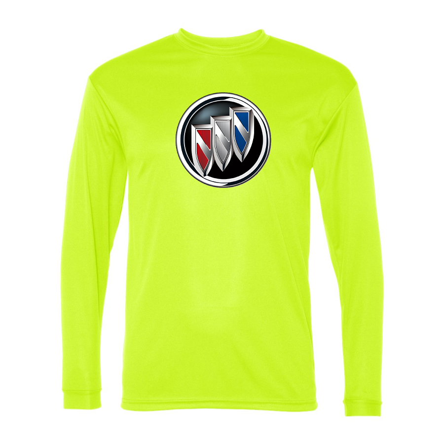 Men's Buick Car -  Polyester Long Sleeve T-Shirt