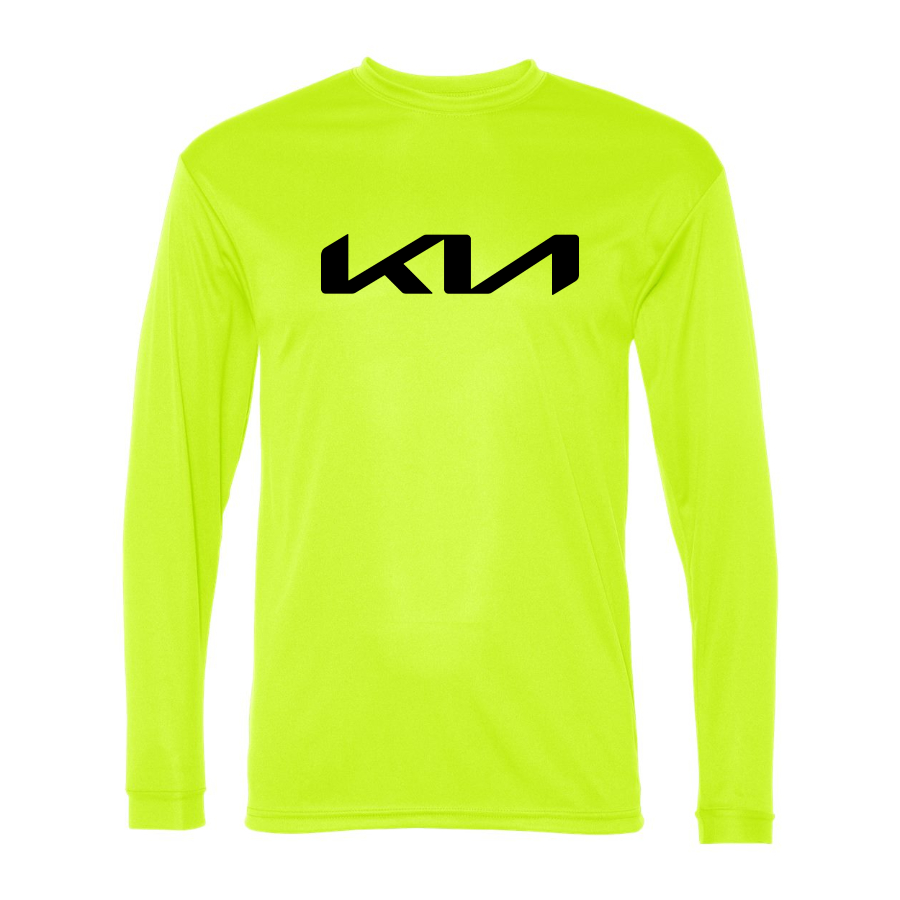Men's Kia Car -  Polyester Long Sleeve T-Shirt