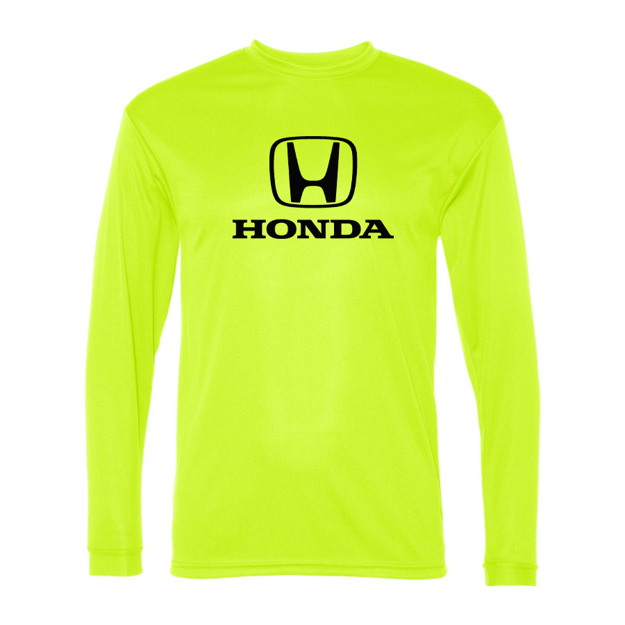 Men's Honda Motorsport -  Polyester Long Sleeve T-Shirt
