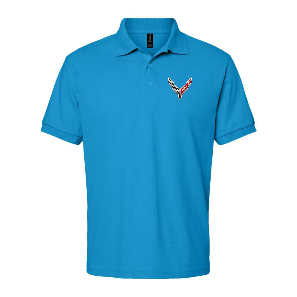 Men's Chevrolet Corvette Dry Blend Polo