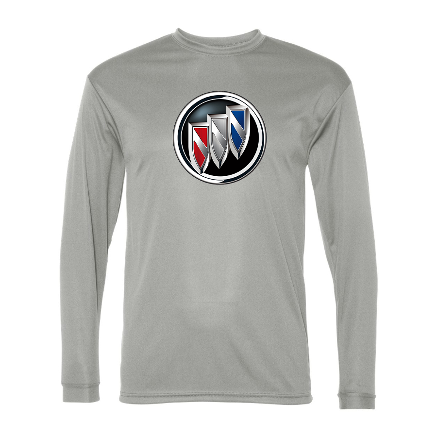 Men's Buick Car -  Polyester Long Sleeve T-Shirt