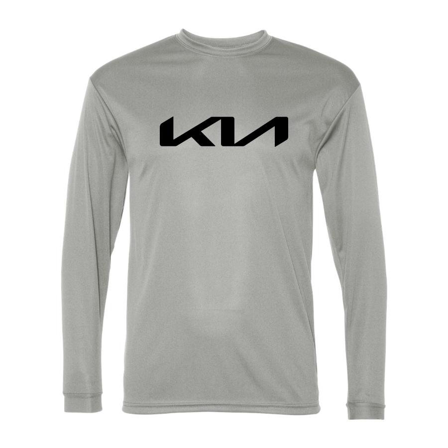 Men's Kia Car -  Polyester Long Sleeve T-Shirt