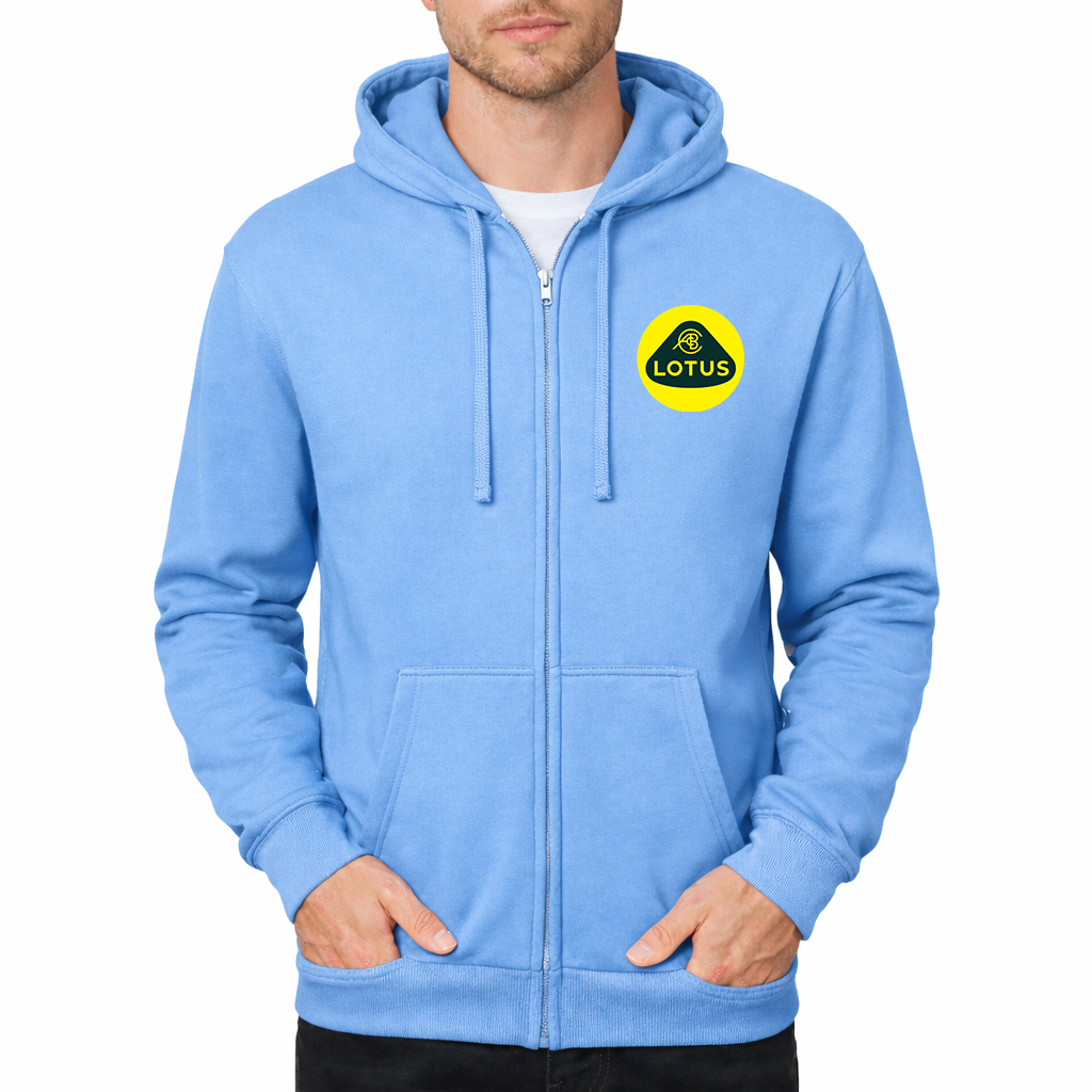 Men’s Lotus Car Zipper Hoodie
