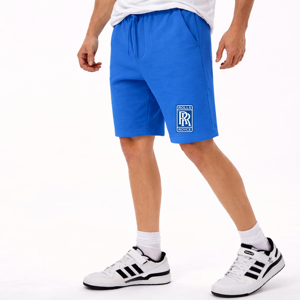 Men's Rolls Royce Car Athletic Fleece Shorts