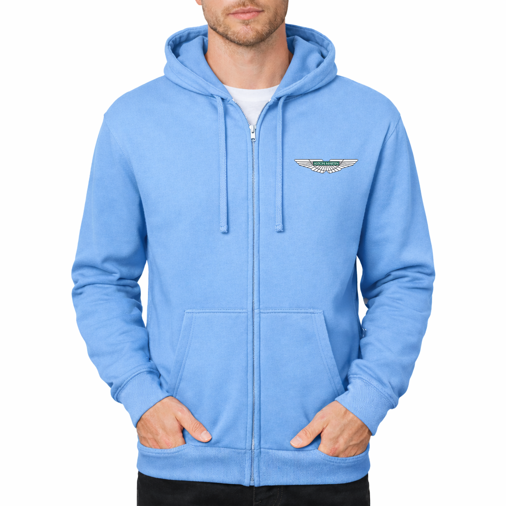 Men's Aston Martin Motorsports Car Zipper Hoodie
