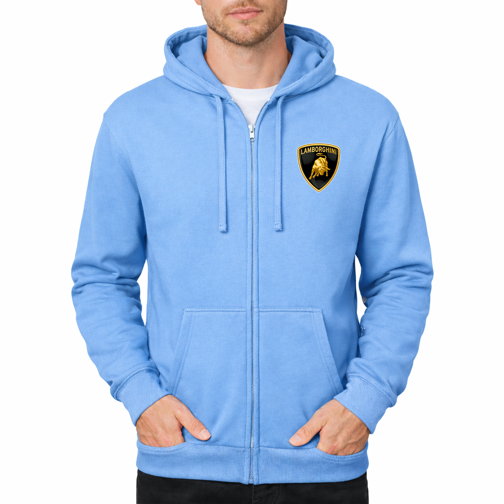 Men’s Lamborghini Car Zipper Hoodie