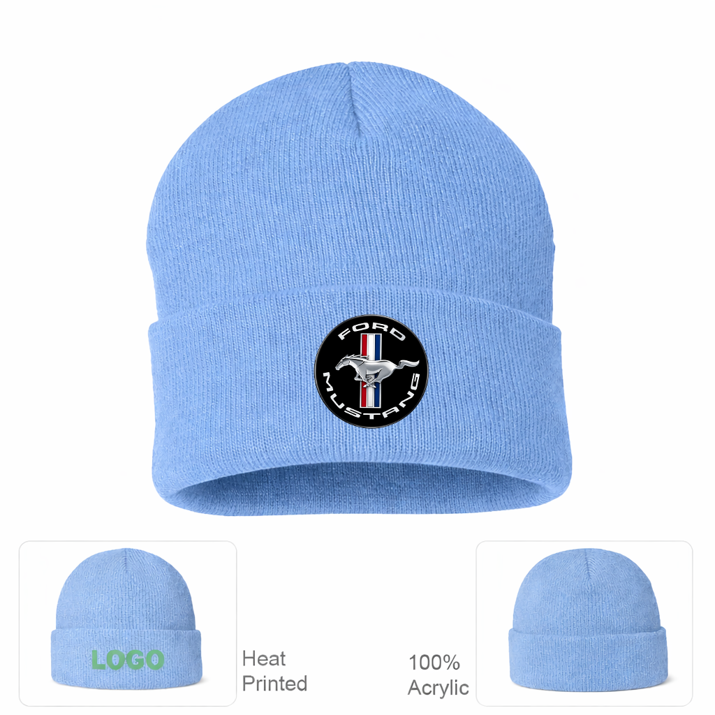 Ford Mustang Motorsport Car Beanie Hat