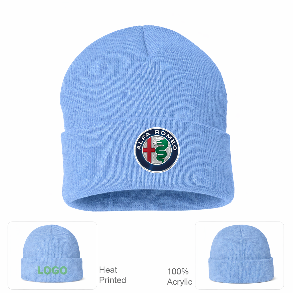 Alfa Romeo Car Cuffed  Beanie Hat