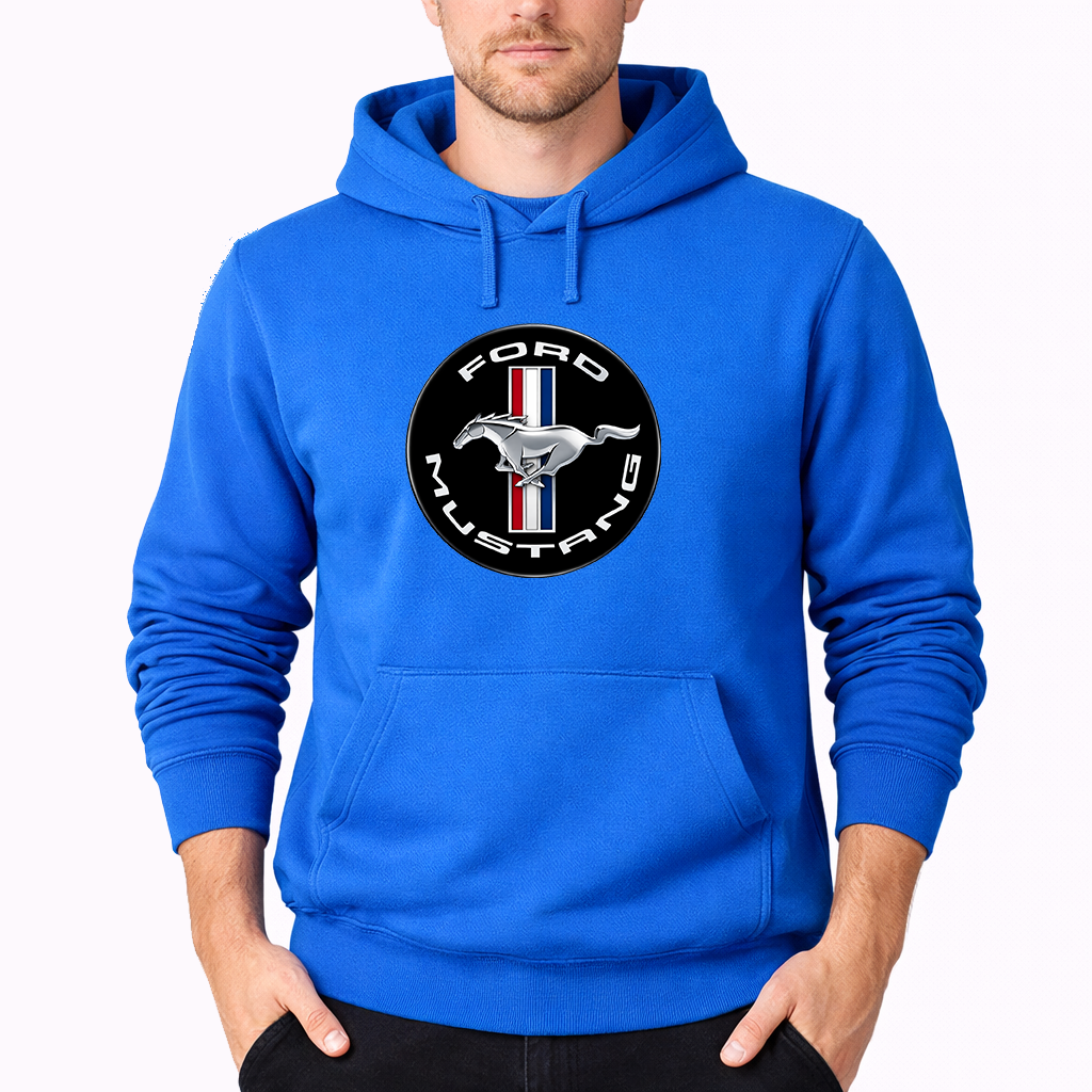 Men's Ford Mustang Motorsport Supercars Pullover Hoodie