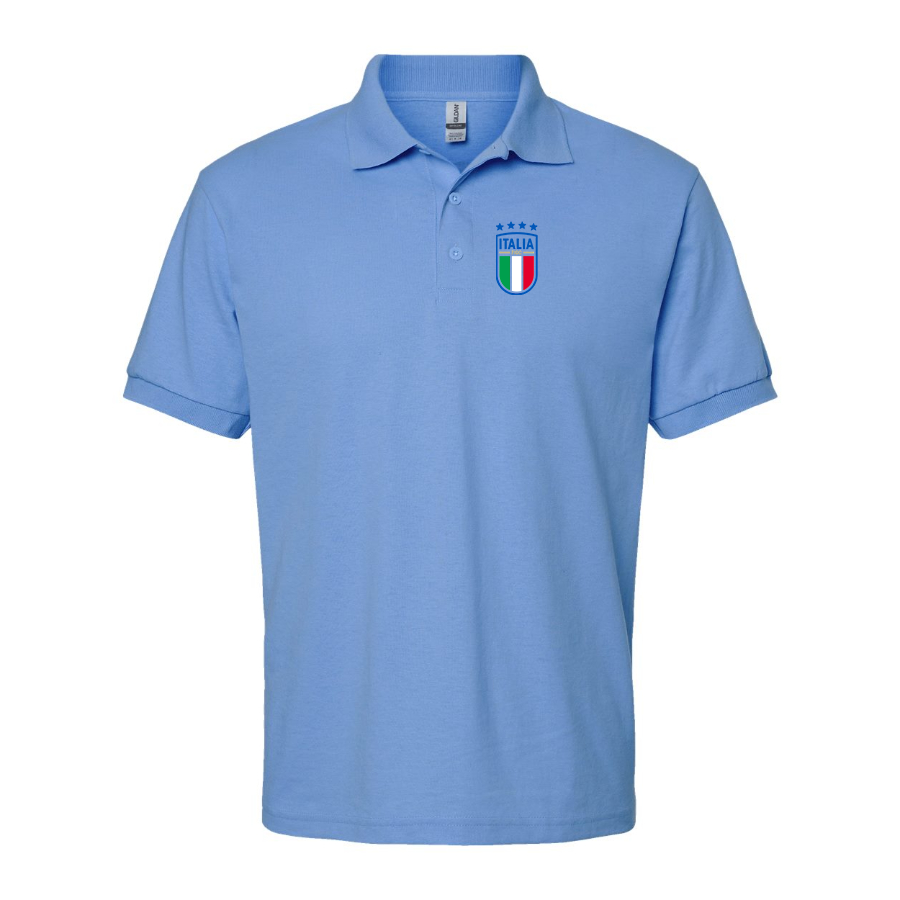 Men's Italy National Soccer Dry Blend Polo