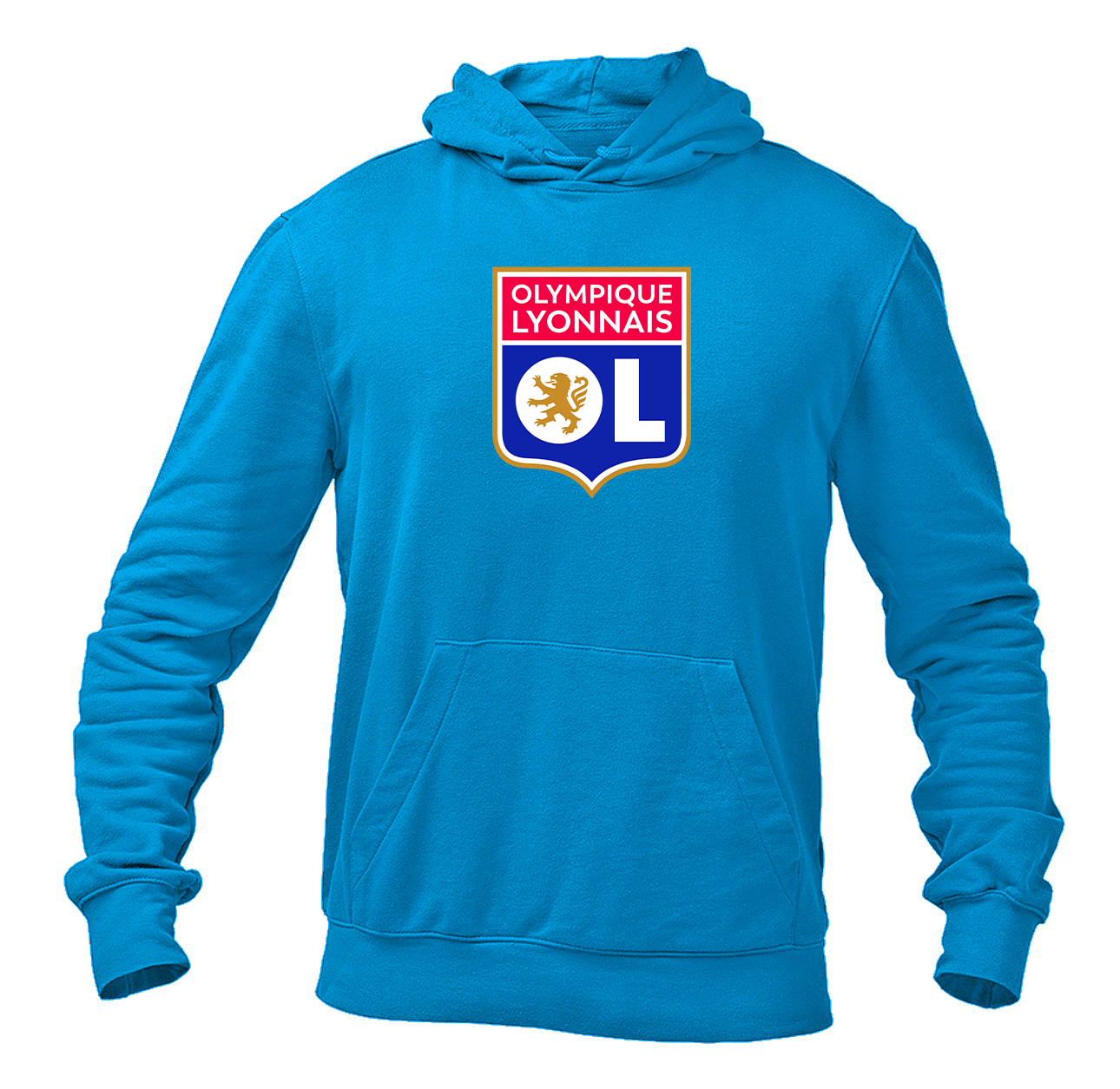 Men's Olympique Lyonnais FC Pullover Hoodie