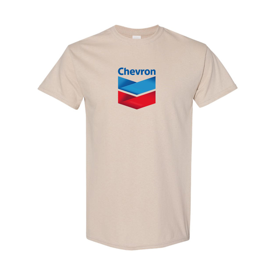 Men's Chevron Gas Station  Cotton T-Shirt