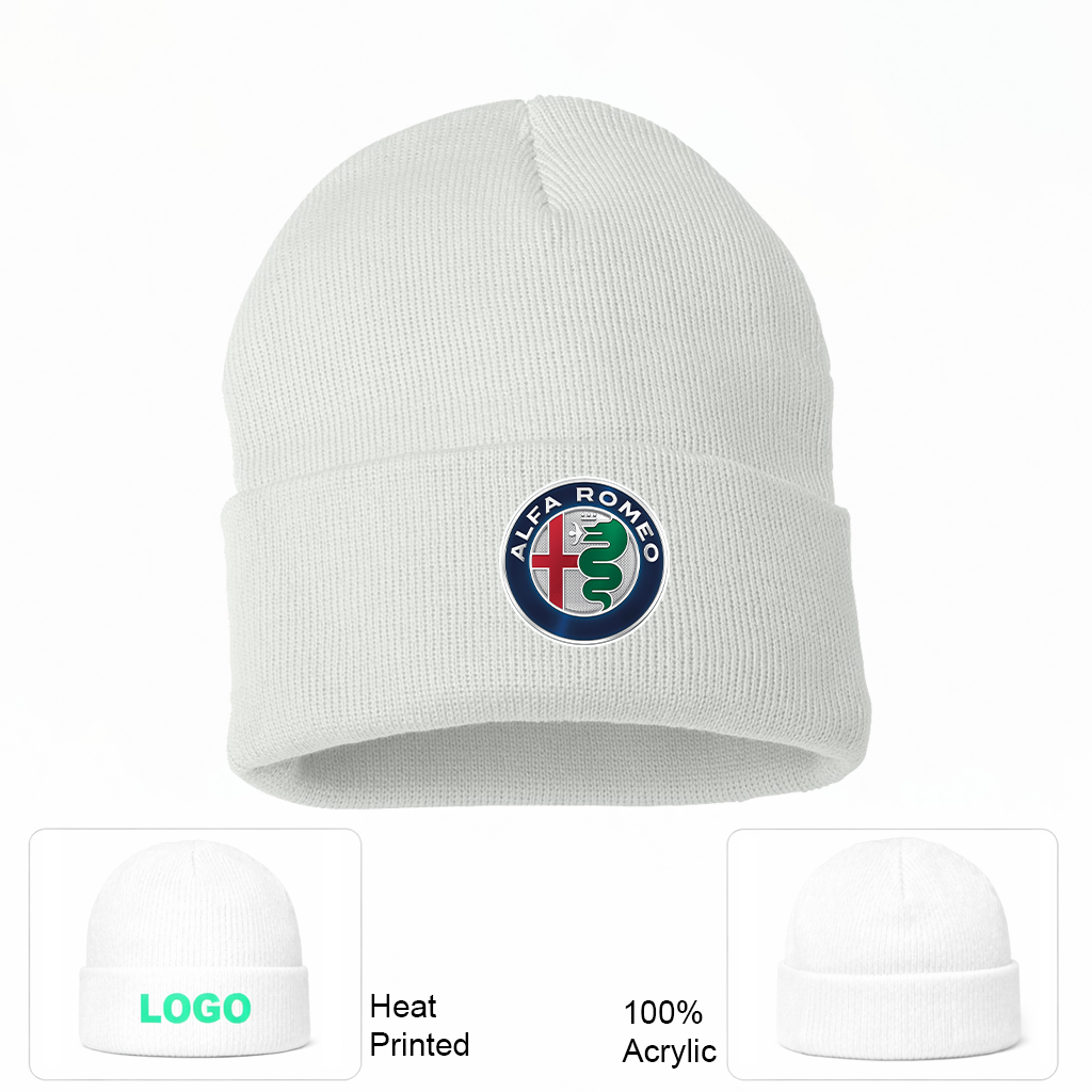 Alfa Romeo Car Cuffed  Beanie Hat