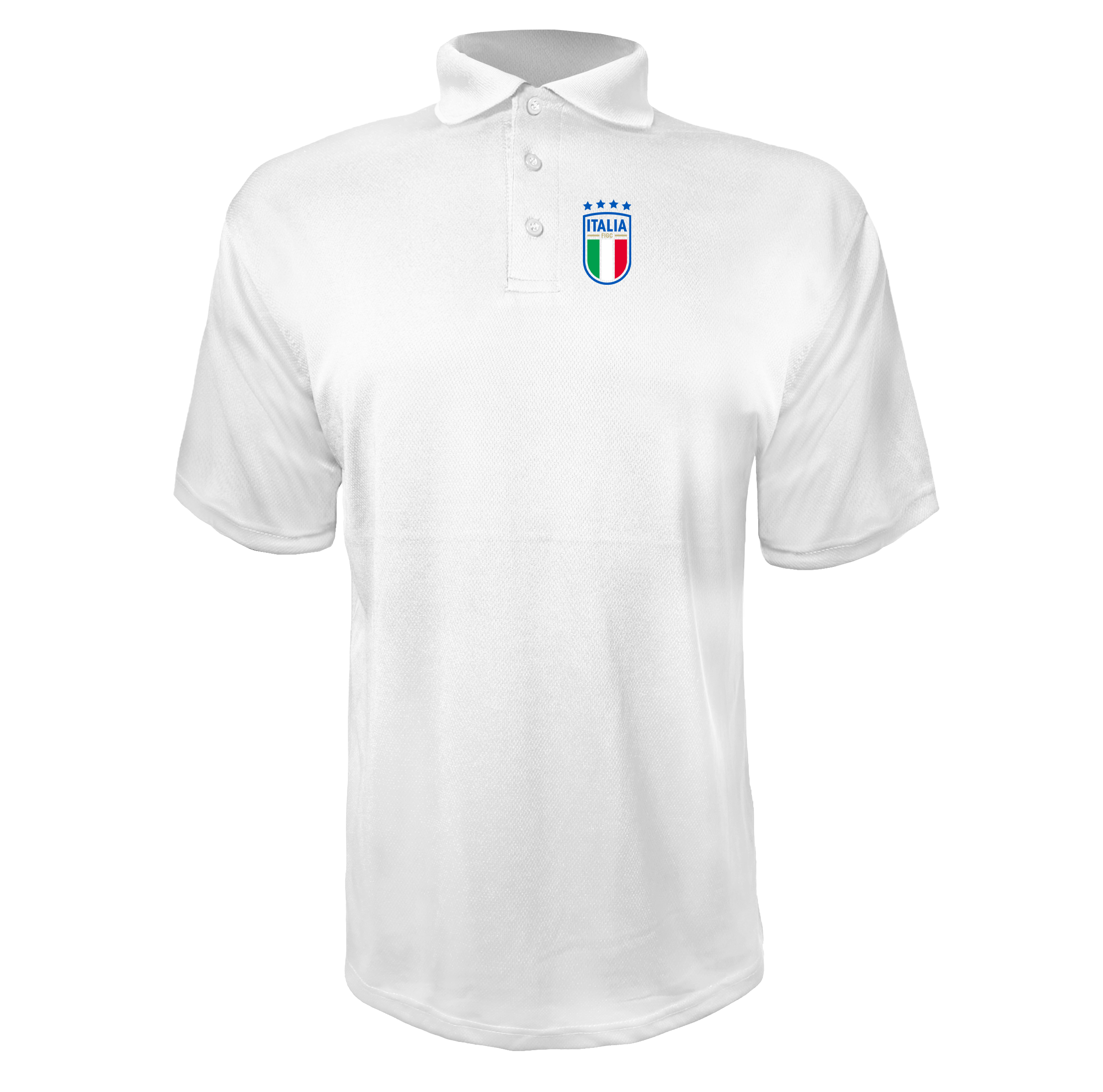 Men's Italy National Soccer Polyester Polo