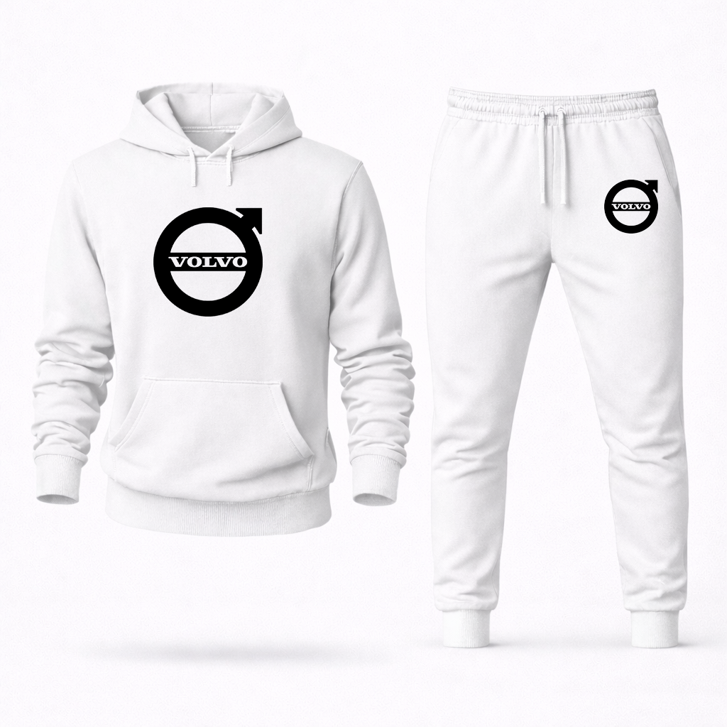 Men's Volvo Car Hoodie Joggers Set
