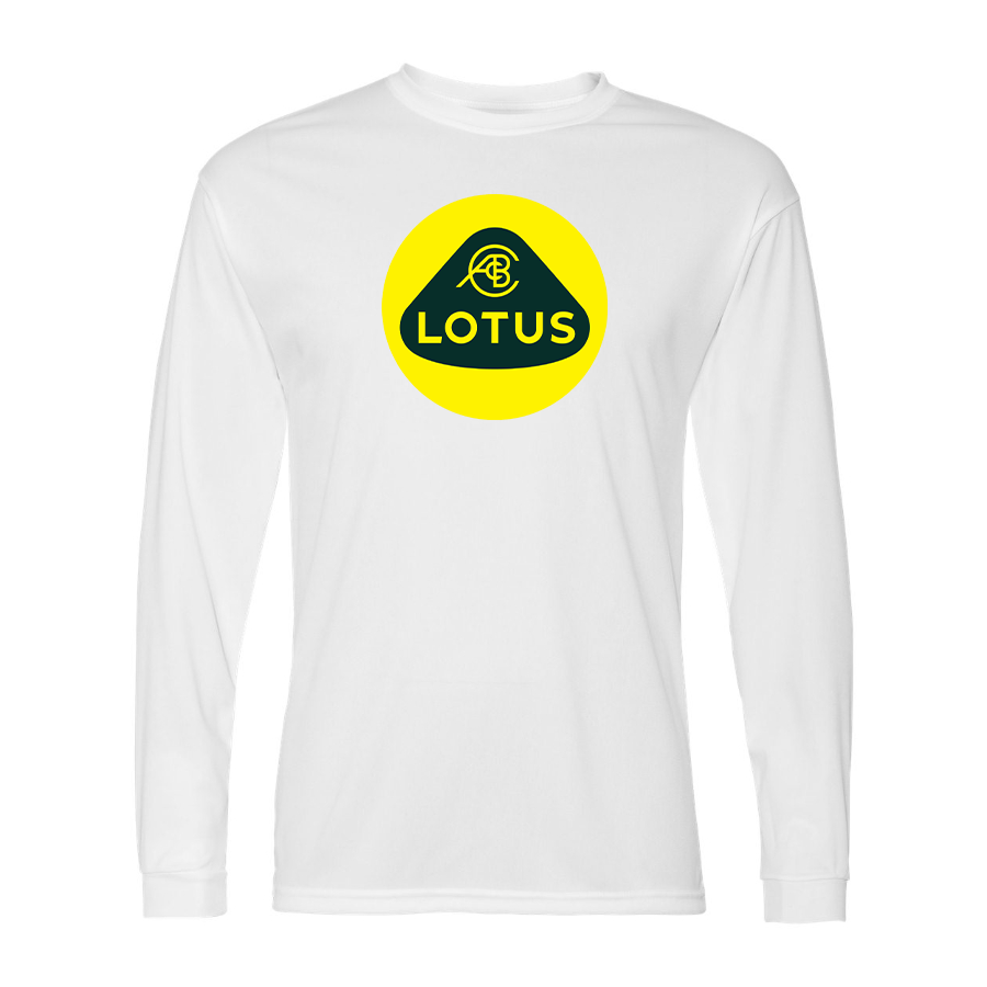 Men's Lotus Car -  Polyester Long Sleeve T-Shirt
