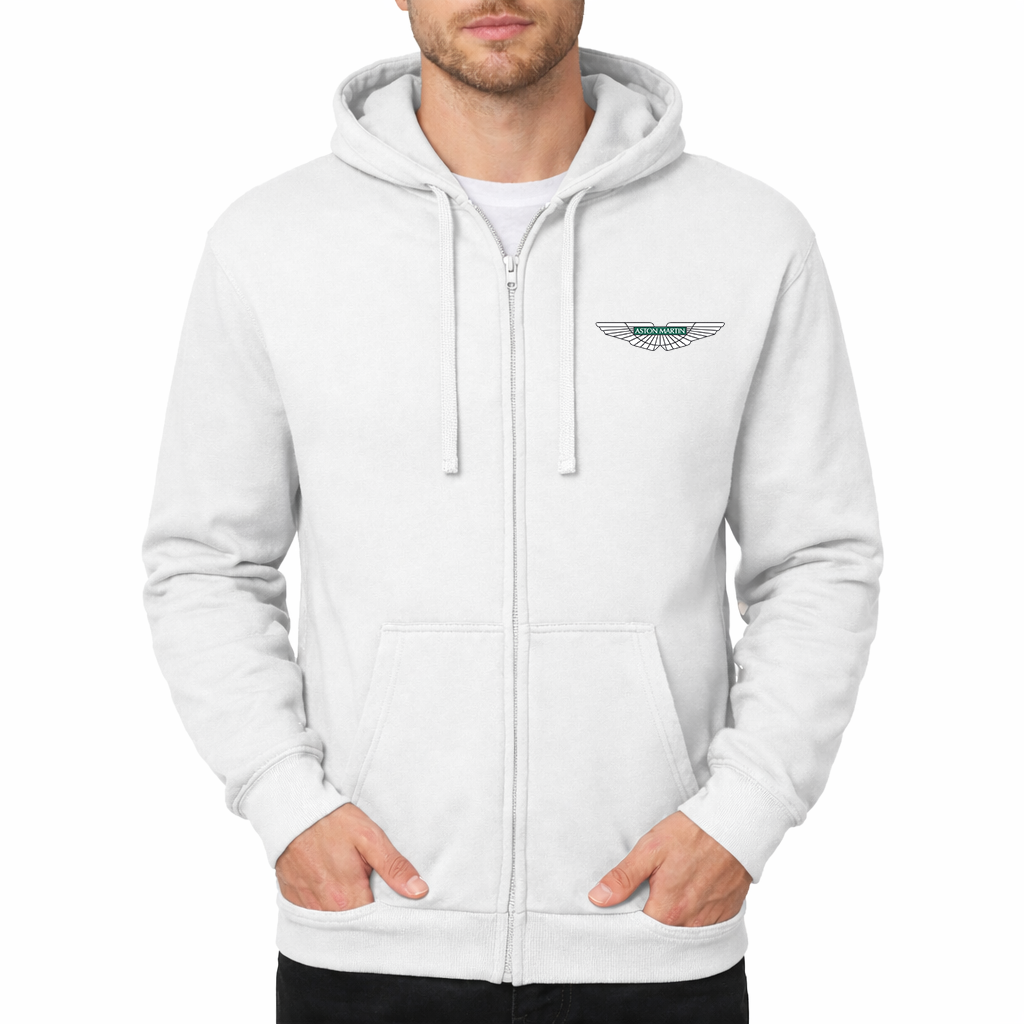 Men's Aston Martin Motorsports Car Zipper Hoodie