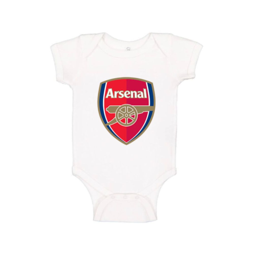 Baby Arsenal Soccer Romper Onesie