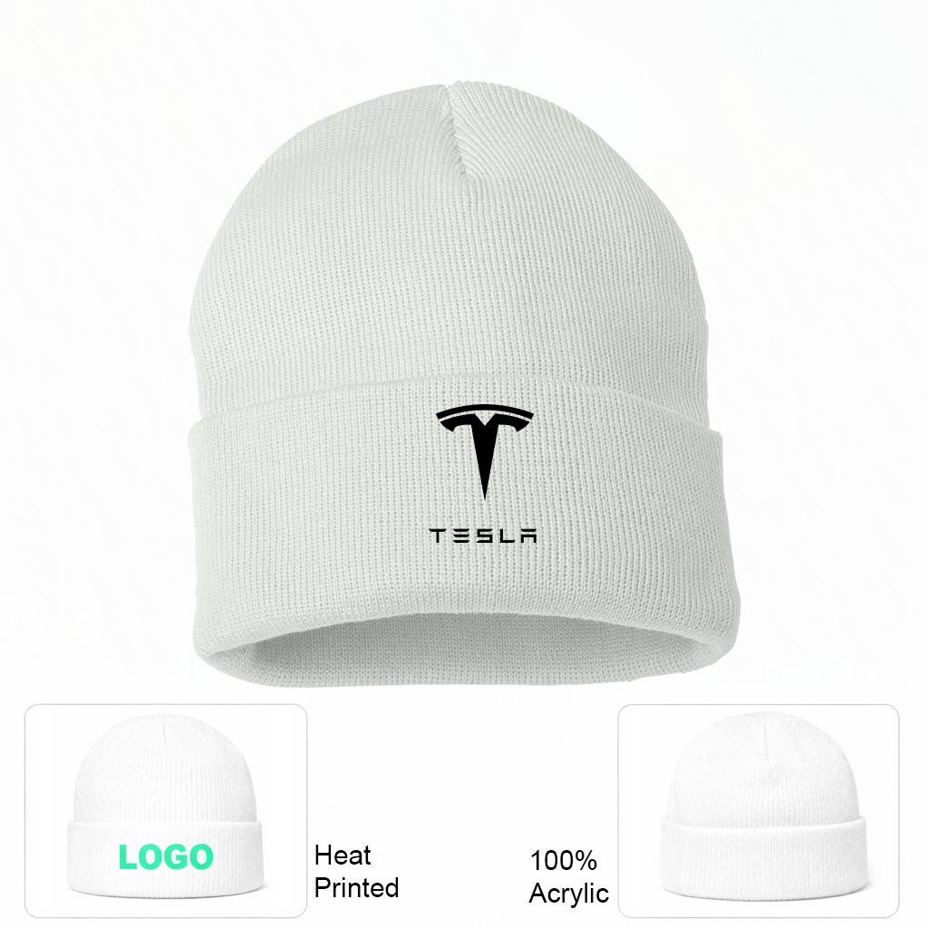Tesla Motorsports Car Beanie Hat