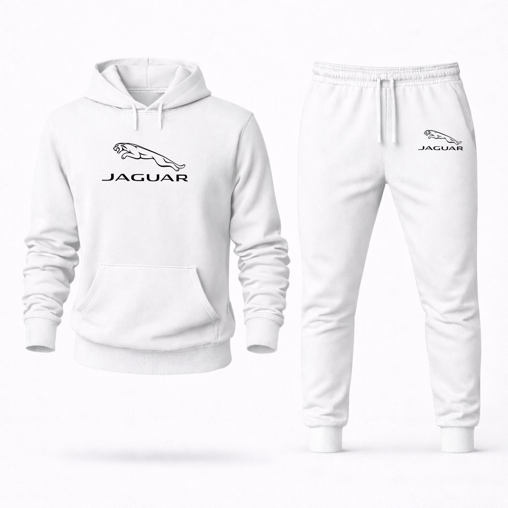Men’s Jaguar Symbol Car Hoodie Joggers Set