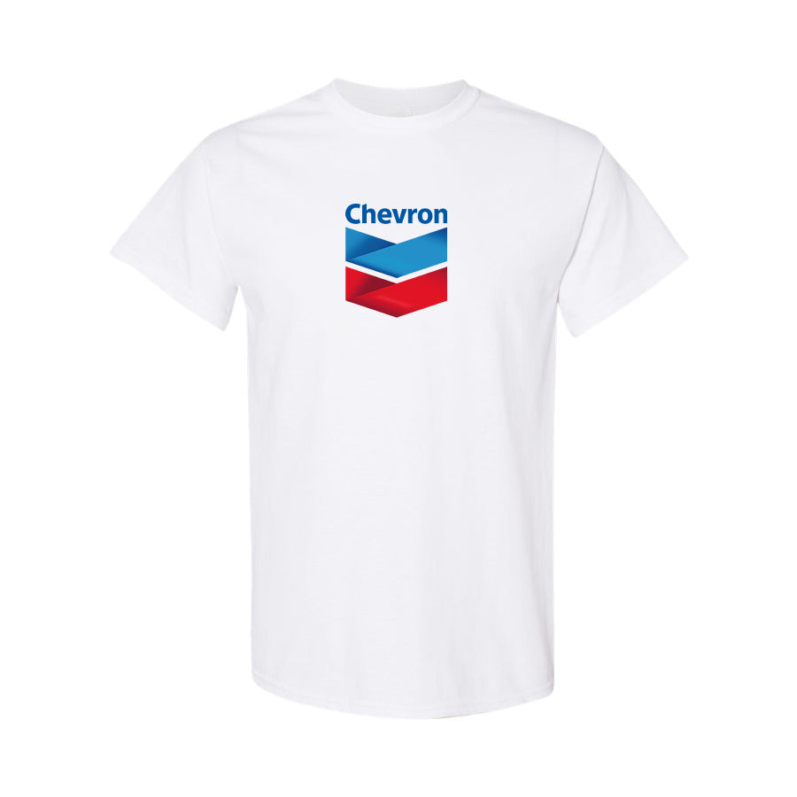 Men's Chevron Gas Station  Cotton T-Shirt