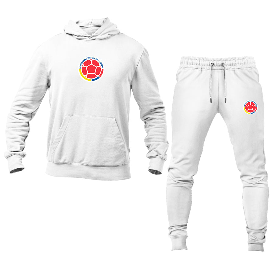 Men's Colombia National Soccer Team Hoodie Joggers Set