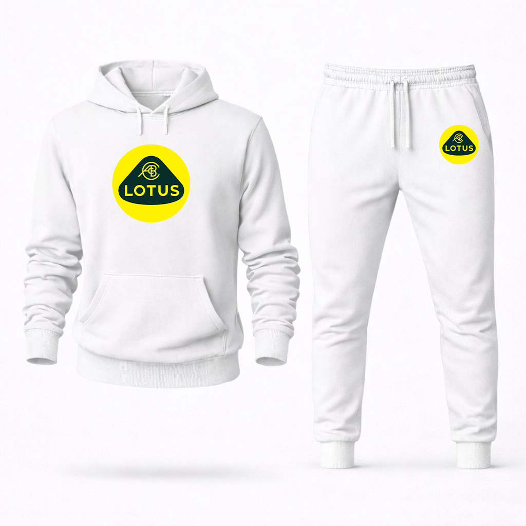 Men's Lotus Car Hoodie Joggers Set