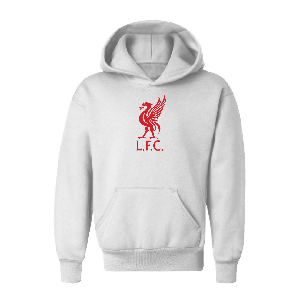 Youth Kids Liverpool L.F.C. Soccer Pullover Hoodie