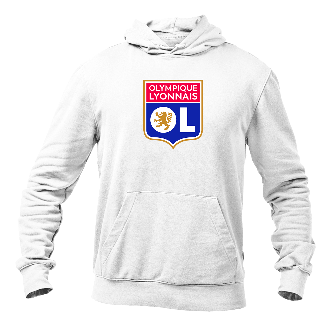Men's Olympique Lyonnais FC Pullover Hoodie