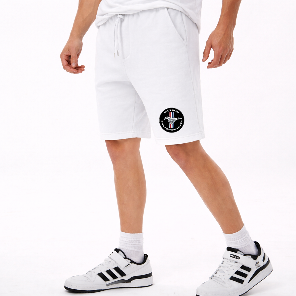 Men's Ford Mustang Motorsport Supercars Athletic Fleece Shorts
