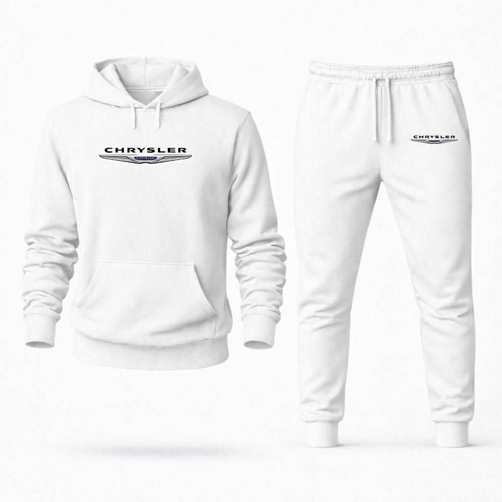 Men's Chrysler Car Hoodie Joggers Set