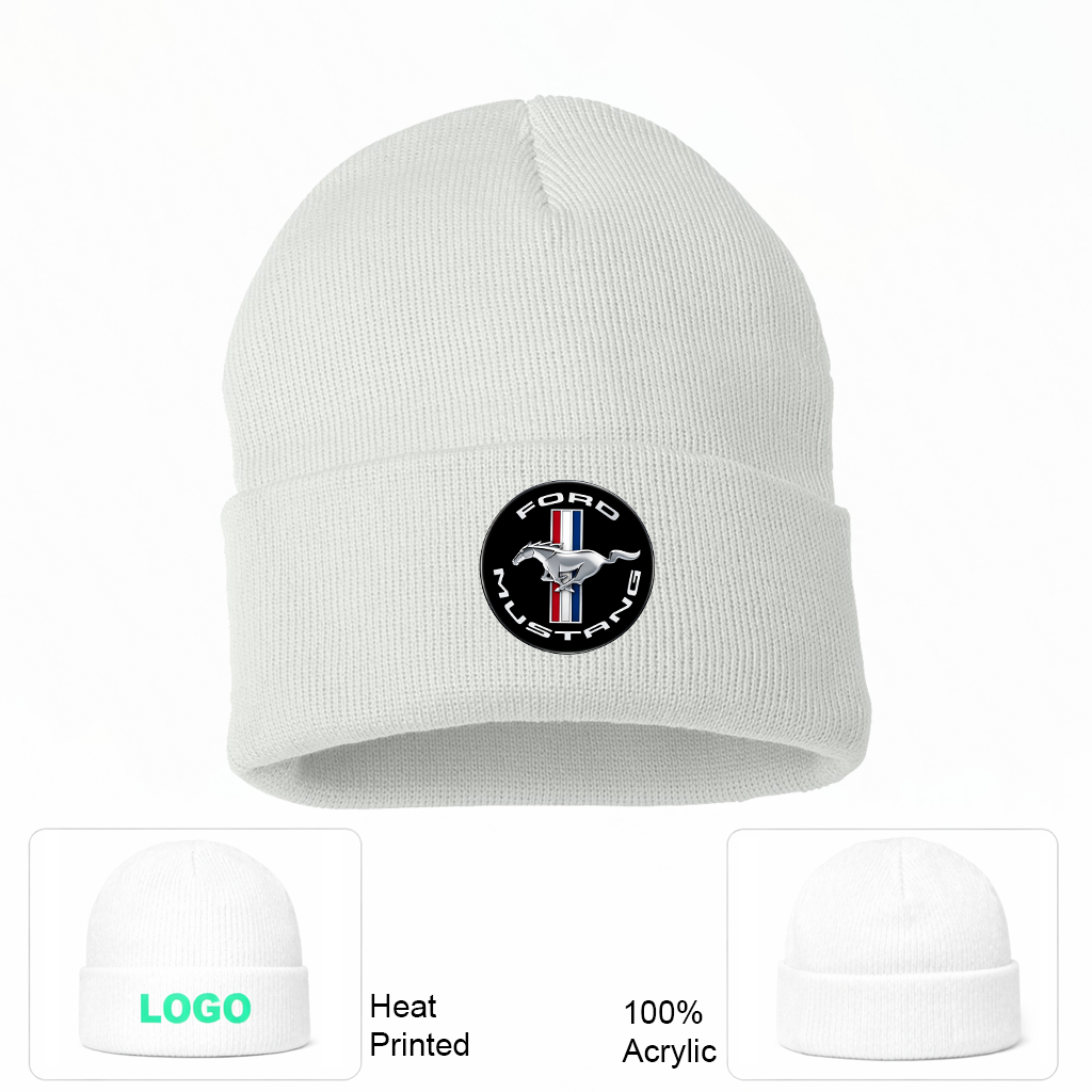 Ford Mustang Motorsport Car Beanie Hat
