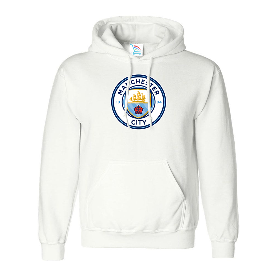 Men's Manchester City Soccer Pullover Hoodie