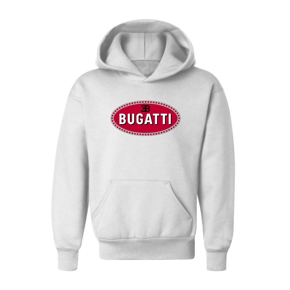 Youth Kids Bugatti Car Pullover Hoodie