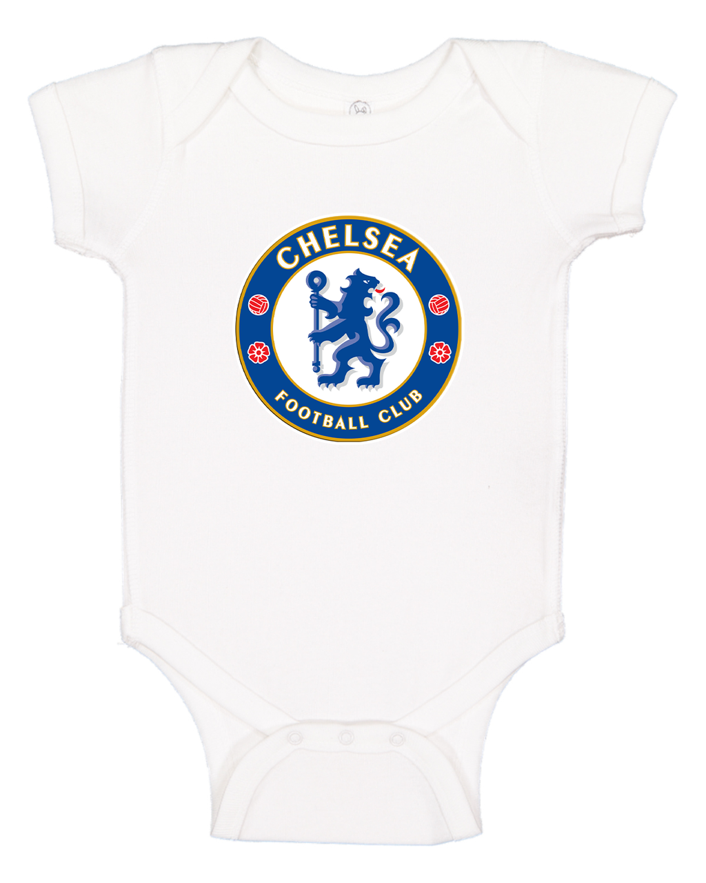 Baby Chelsea Soccer Romper Onesie