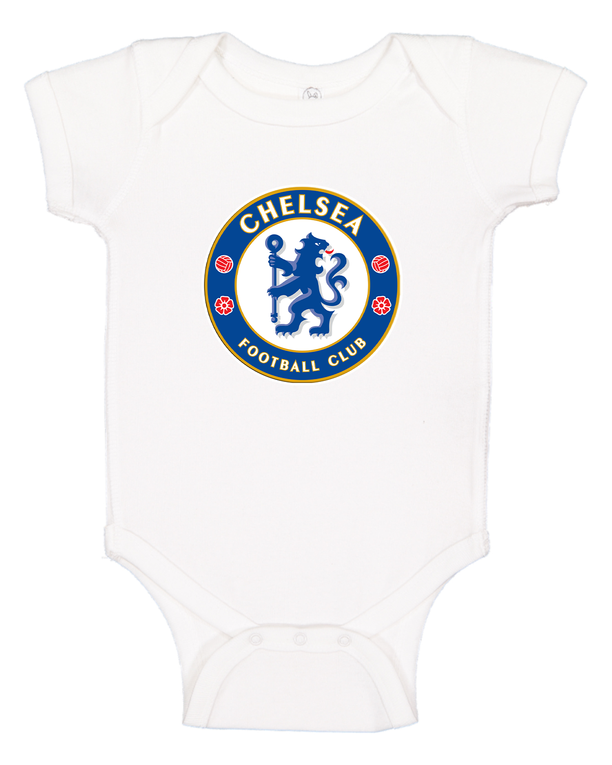 Baby Chelsea Soccer Romper Onesie