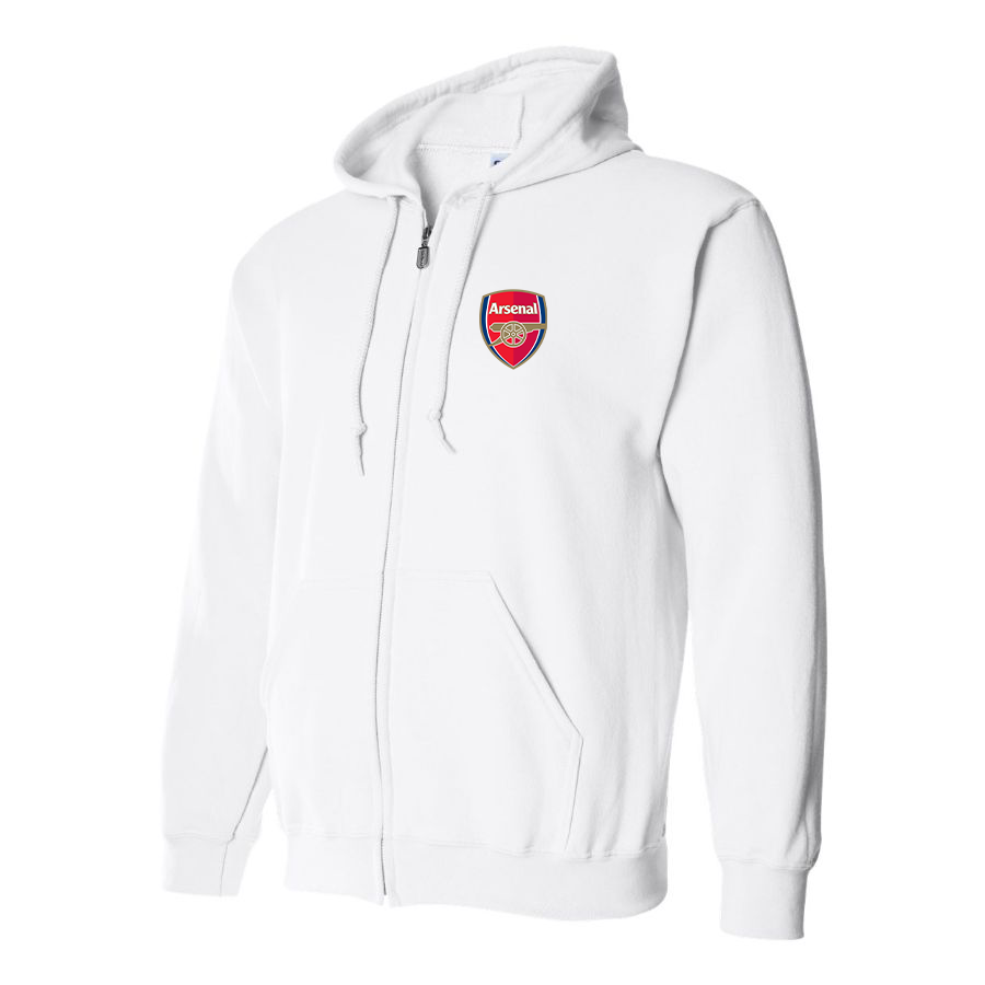 Men's Arsenal Soccer Zipper Hoodie