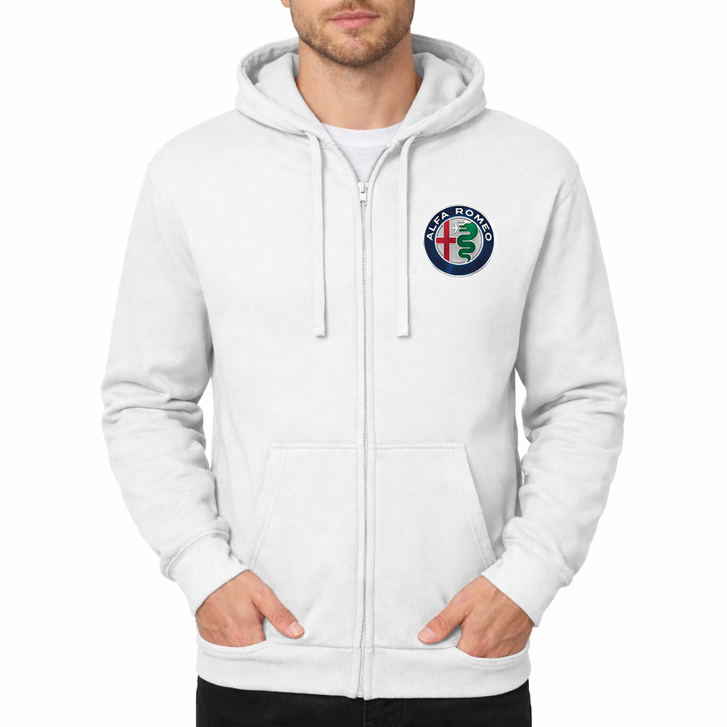 Men's Alfa Romeo Car Zipper Hoodie