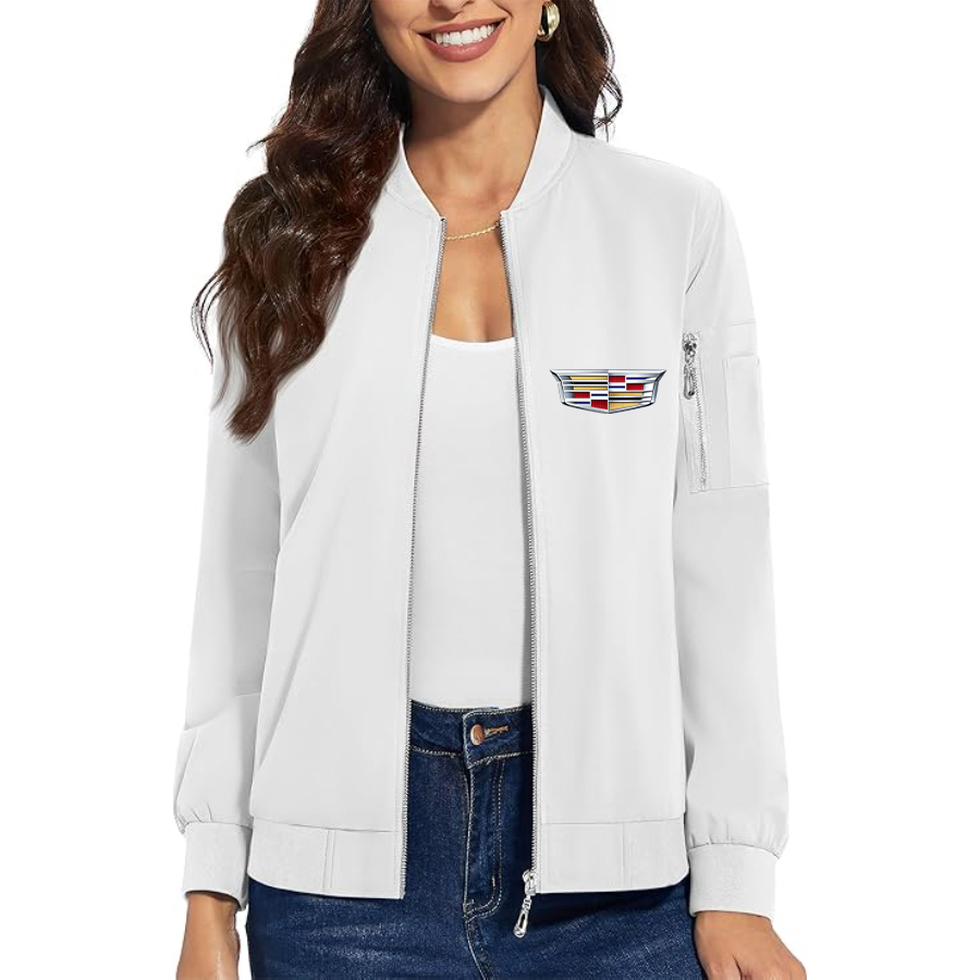 Women's Cadillac Car - Premium Bomber Jacket  Outerwear
