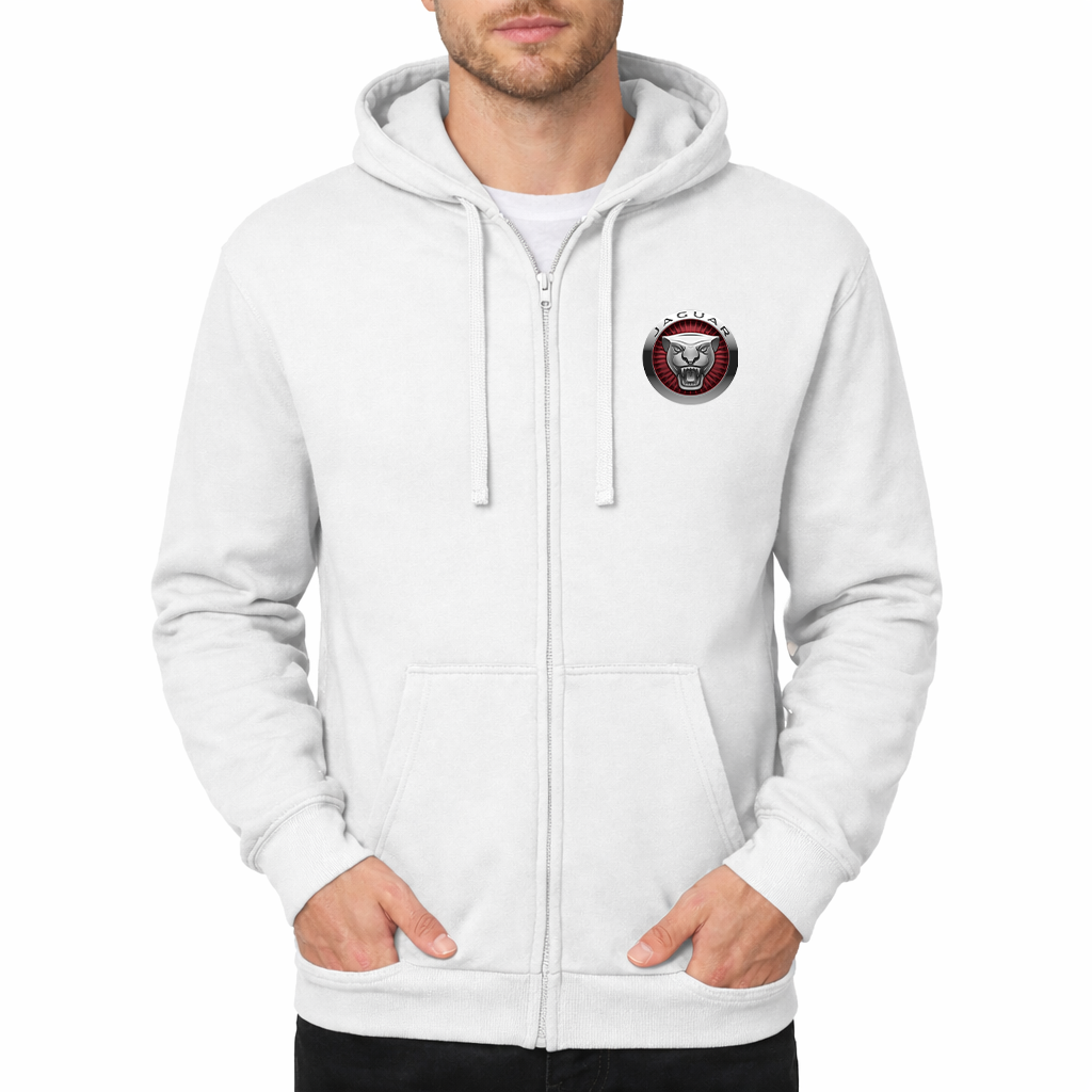 Men's Jaguar Motorsport Car Zipper Hoodie