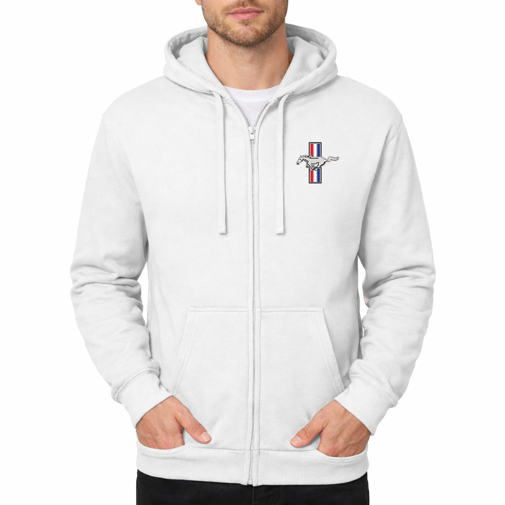 Men's Ford Mustang New Car Zipper Hoodie