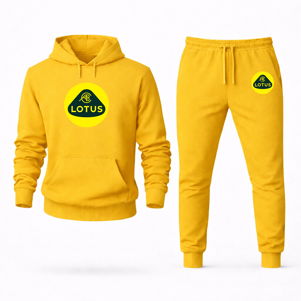 Men's Lotus Car Hoodie Joggers Set