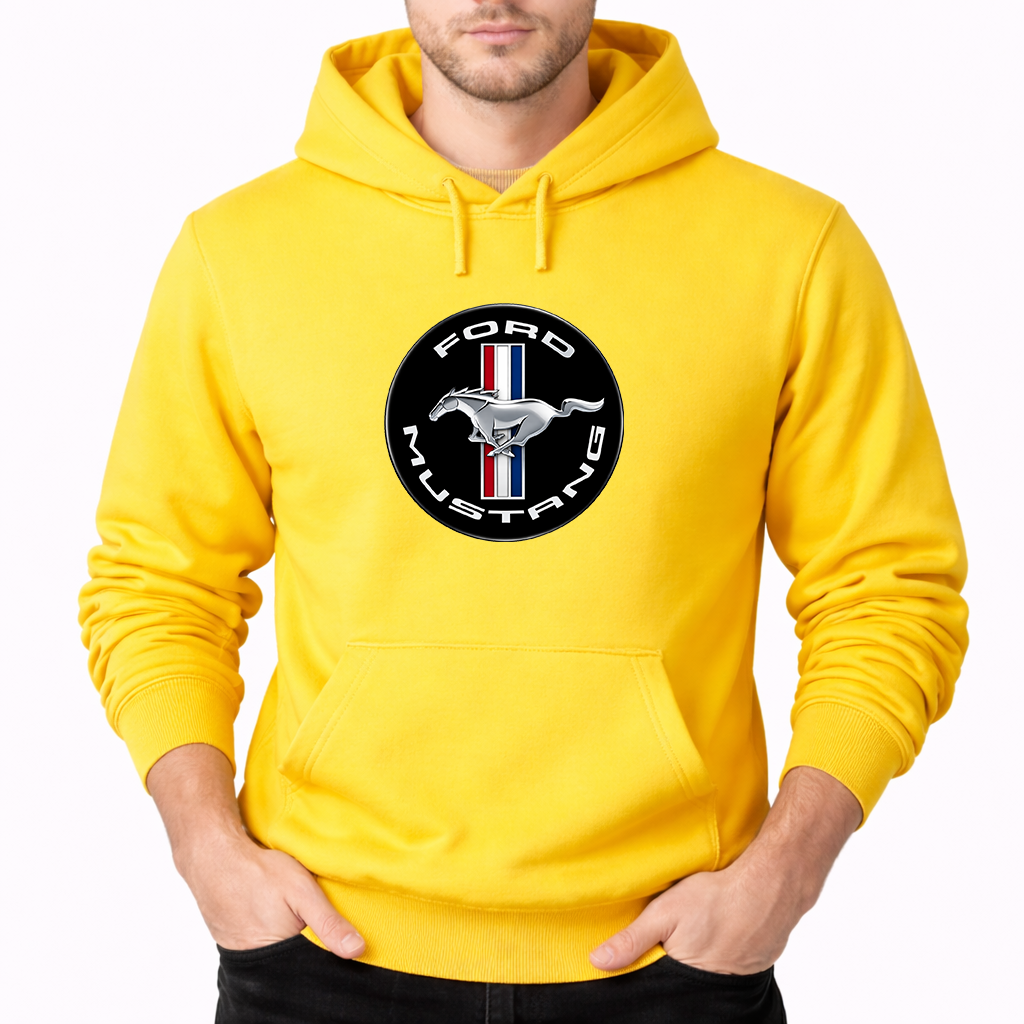 Men's Ford Mustang Motorsport Supercars Pullover Hoodie