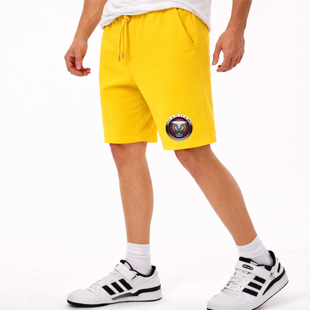 Men's Jaguar Motorsport Car Athletic Fleece Shorts